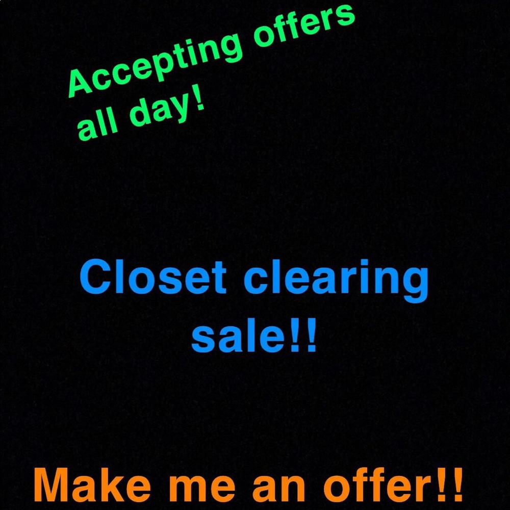 Accepting offers all day!!!